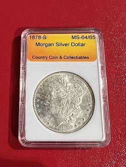 1878-S Morgan Silver Dollar MS64/65 &145.00