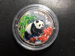 1997 Colored Panda 5 YUAN PROOF 