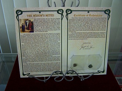 2 pcs. 2000 Year Old Widows Mite            $39.95