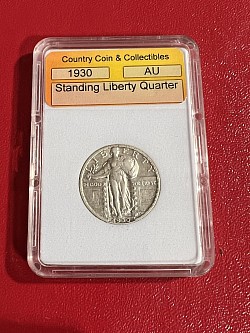 1930 Standing Liberty Quarter AU $65.00
